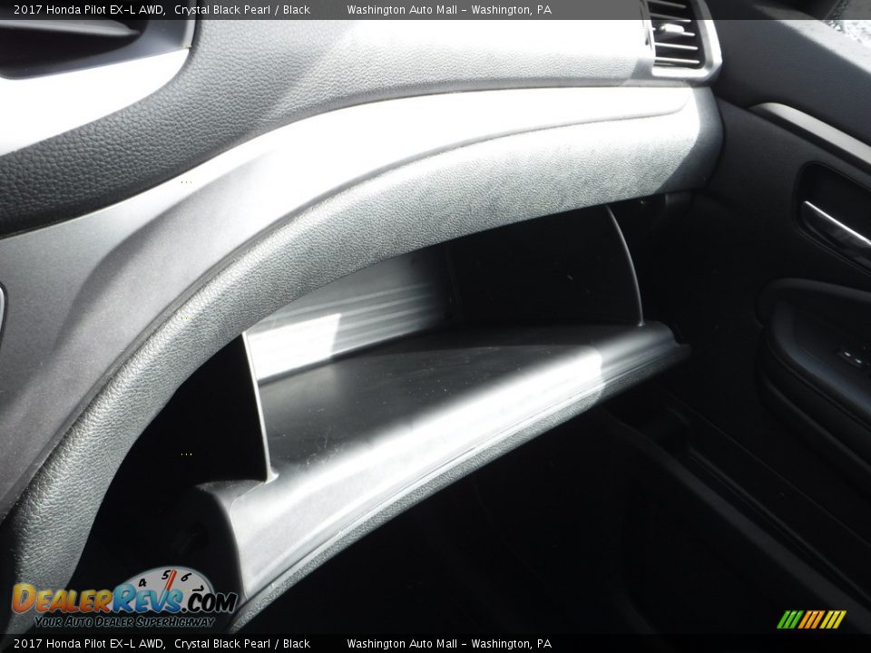 2017 Honda Pilot EX-L AWD Crystal Black Pearl / Black Photo #21