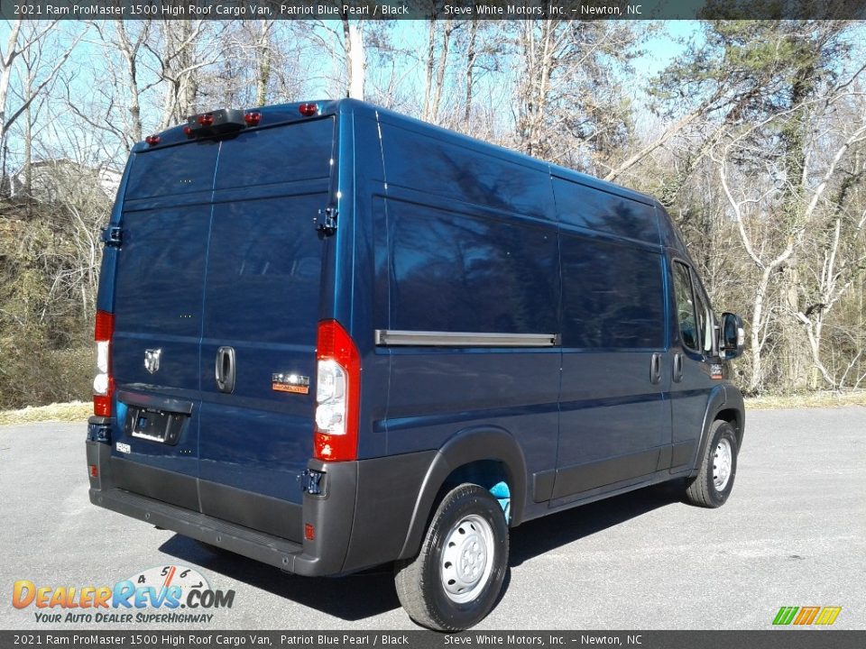 2021 Ram ProMaster 1500 High Roof Cargo Van Patriot Blue Pearl / Black Photo #6