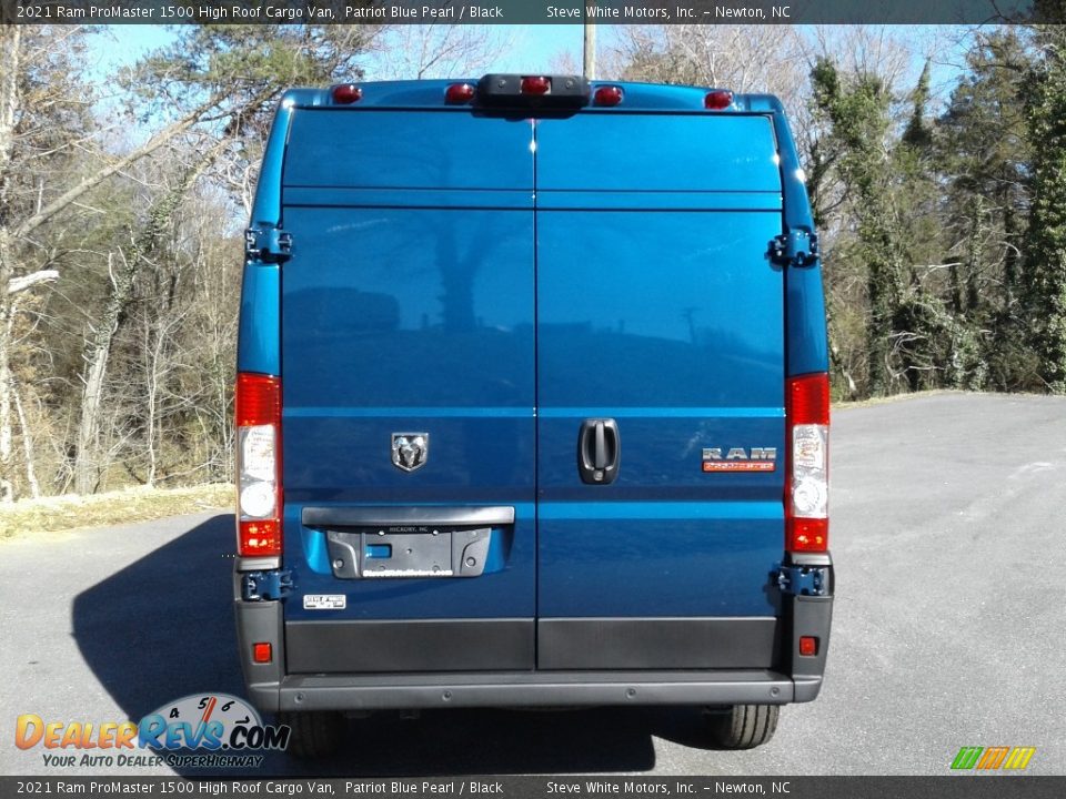 2021 Ram ProMaster 1500 High Roof Cargo Van Patriot Blue Pearl / Black Photo #7