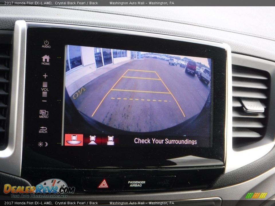 2017 Honda Pilot EX-L AWD Crystal Black Pearl / Black Photo #25