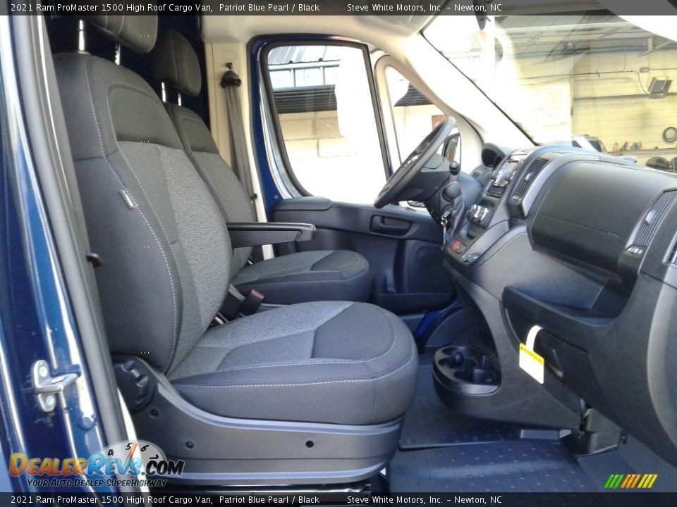 Black Interior - 2021 Ram ProMaster 1500 High Roof Cargo Van Photo #14