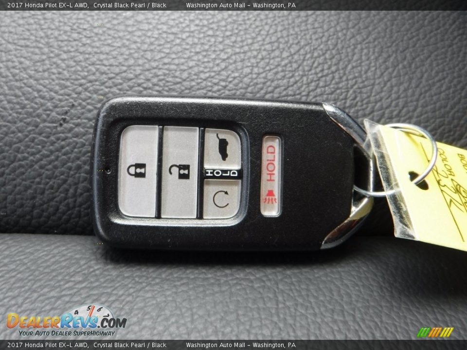 2017 Honda Pilot EX-L AWD Crystal Black Pearl / Black Photo #33