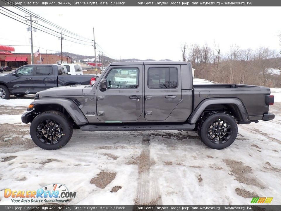 2021 Jeep Gladiator High Altitude 4x4 Granite Crystal Metallic / Black Photo #3