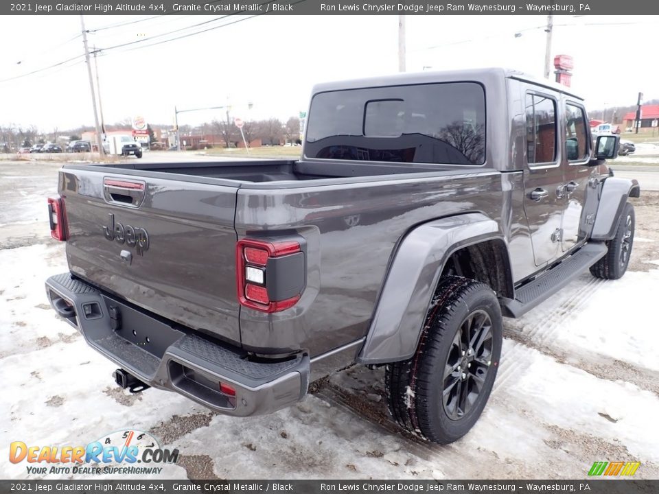 2021 Jeep Gladiator High Altitude 4x4 Granite Crystal Metallic / Black Photo #6