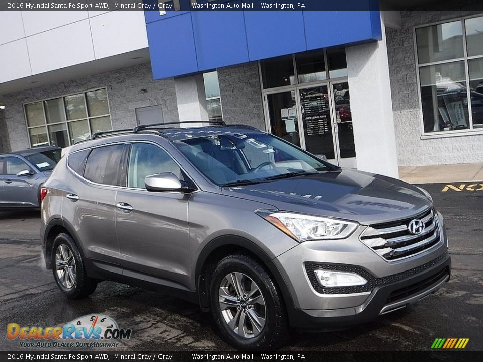 2016 Hyundai Santa Fe Sport AWD Mineral Gray / Gray Photo #1