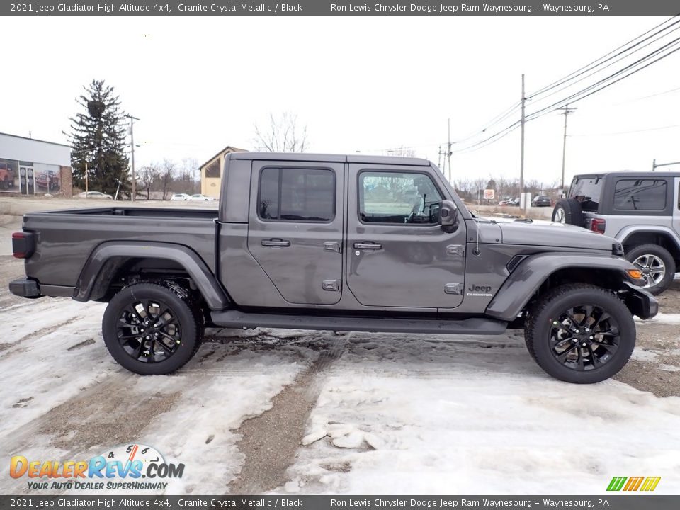 2021 Jeep Gladiator High Altitude 4x4 Granite Crystal Metallic / Black Photo #7