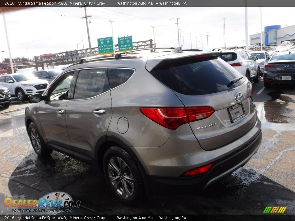 2016 Hyundai Santa Fe Sport AWD Mineral Gray / Gray Photo #8