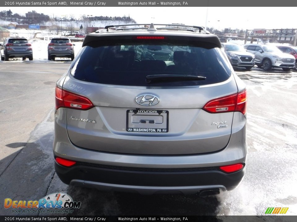 2016 Hyundai Santa Fe Sport AWD Mineral Gray / Gray Photo #9