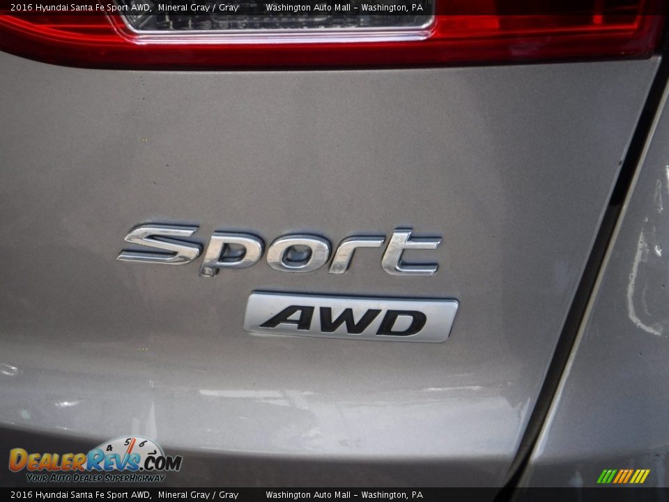 2016 Hyundai Santa Fe Sport AWD Mineral Gray / Gray Photo #11