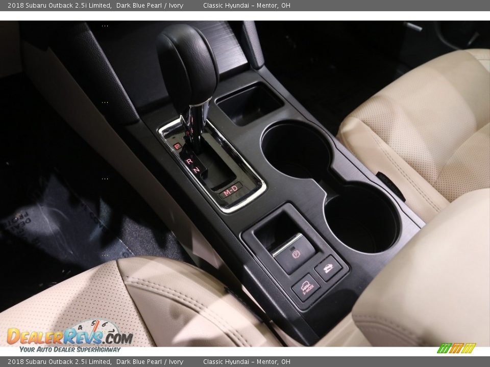 2018 Subaru Outback 2.5i Limited Dark Blue Pearl / Ivory Photo #14