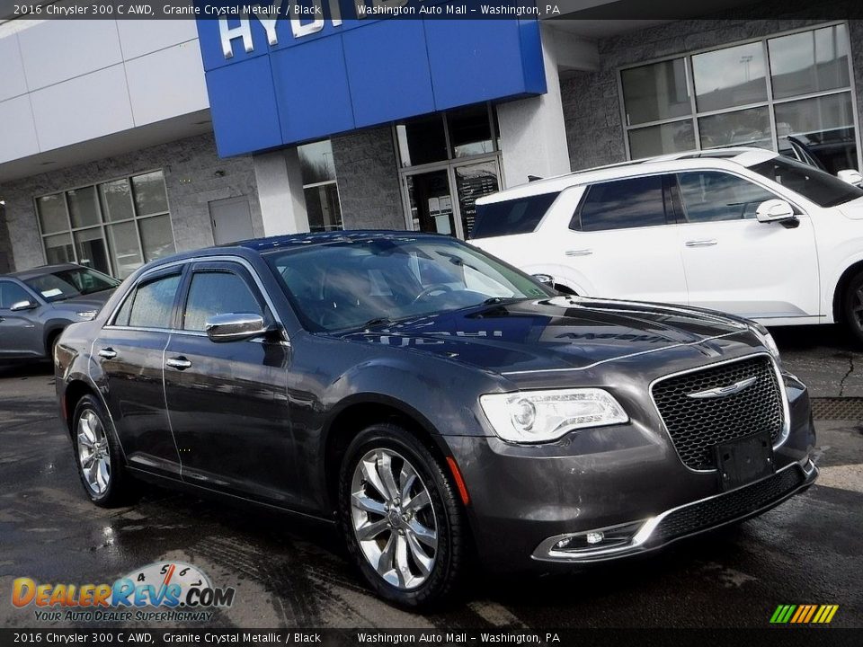 2016 Chrysler 300 C AWD Granite Crystal Metallic / Black Photo #1