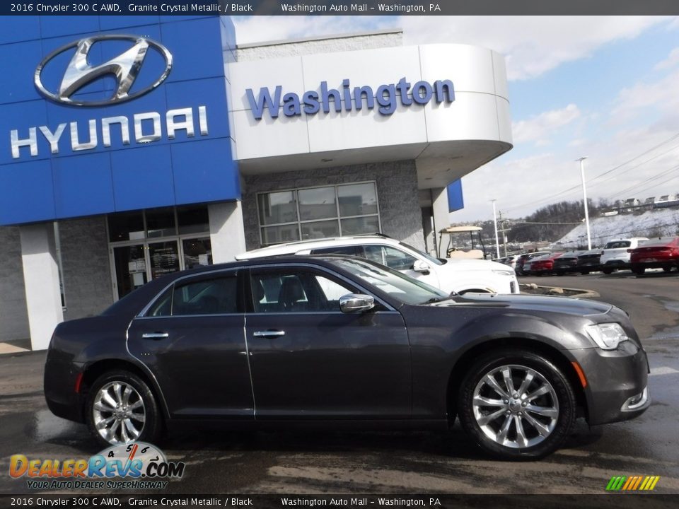 2016 Chrysler 300 C AWD Granite Crystal Metallic / Black Photo #2