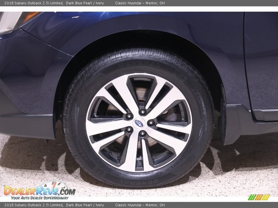 2018 Subaru Outback 2.5i Limited Dark Blue Pearl / Ivory Photo #22