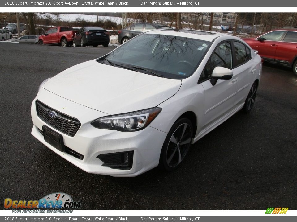 2018 Subaru Impreza 2.0i Sport 4-Door Crystal White Pearl / Black Photo #1