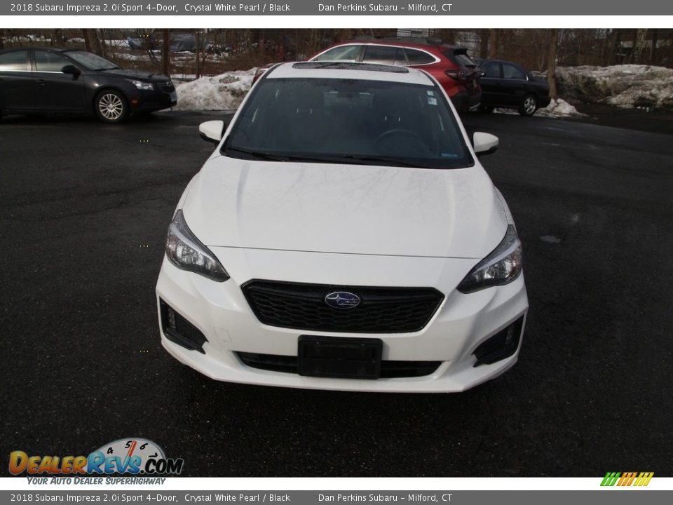 2018 Subaru Impreza 2.0i Sport 4-Door Crystal White Pearl / Black Photo #2