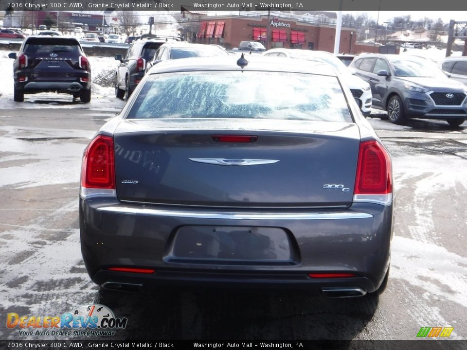 2016 Chrysler 300 C AWD Granite Crystal Metallic / Black Photo #8