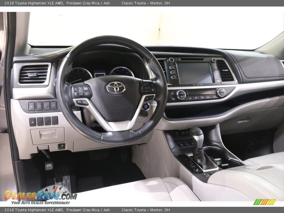 2018 Toyota Highlander XLE AWD Predawn Gray Mica / Ash Photo #6