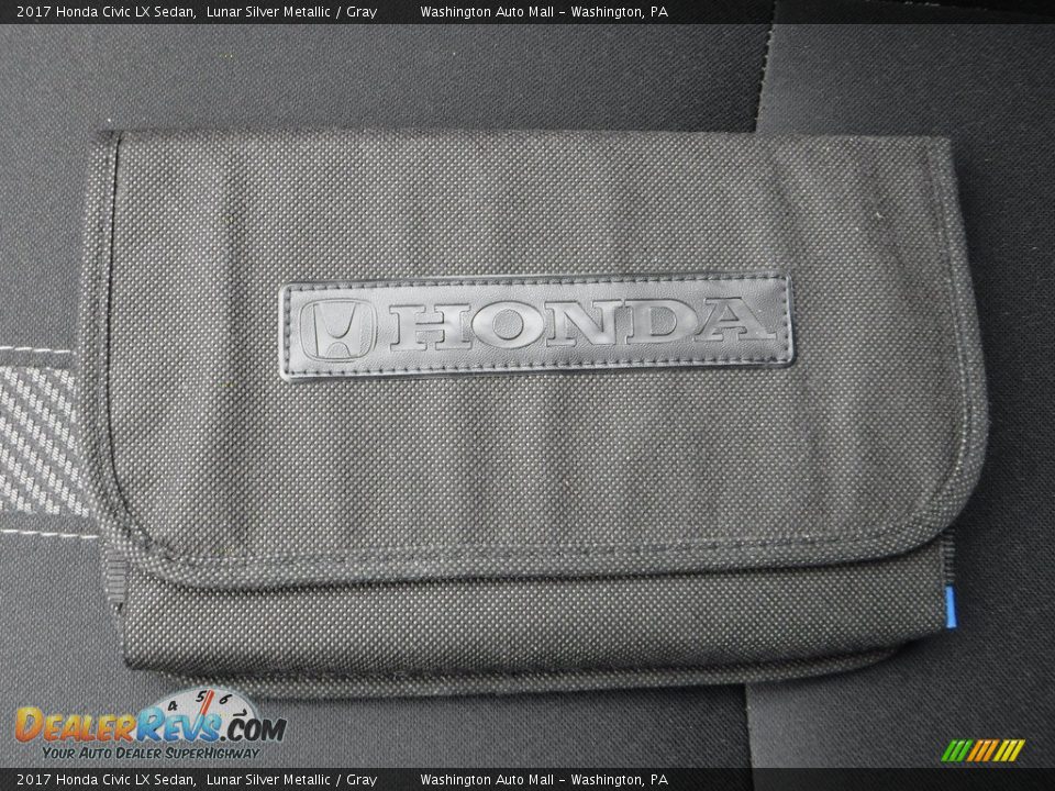 2017 Honda Civic LX Sedan Lunar Silver Metallic / Gray Photo #21
