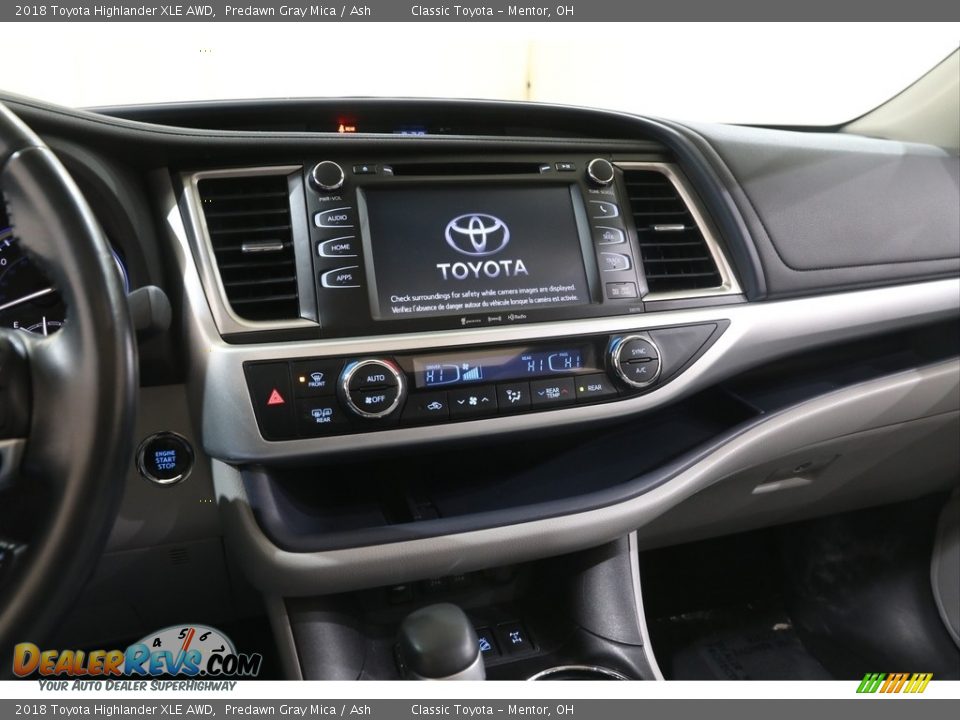 2018 Toyota Highlander XLE AWD Predawn Gray Mica / Ash Photo #9