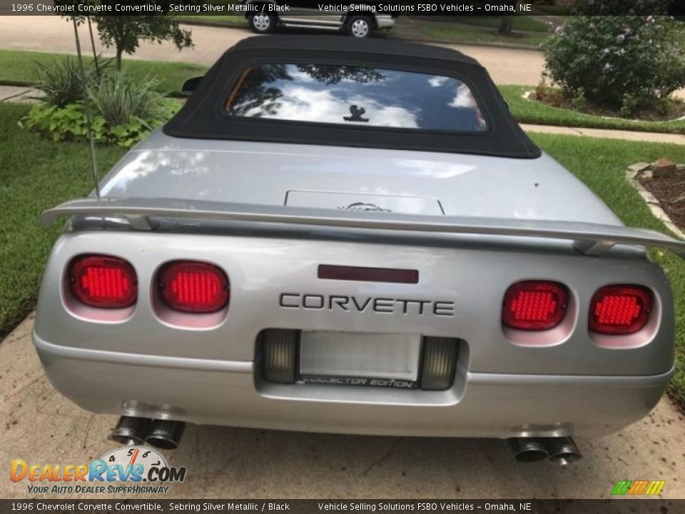 1996 Chevrolet Corvette Convertible Sebring Silver Metallic / Black Photo #8