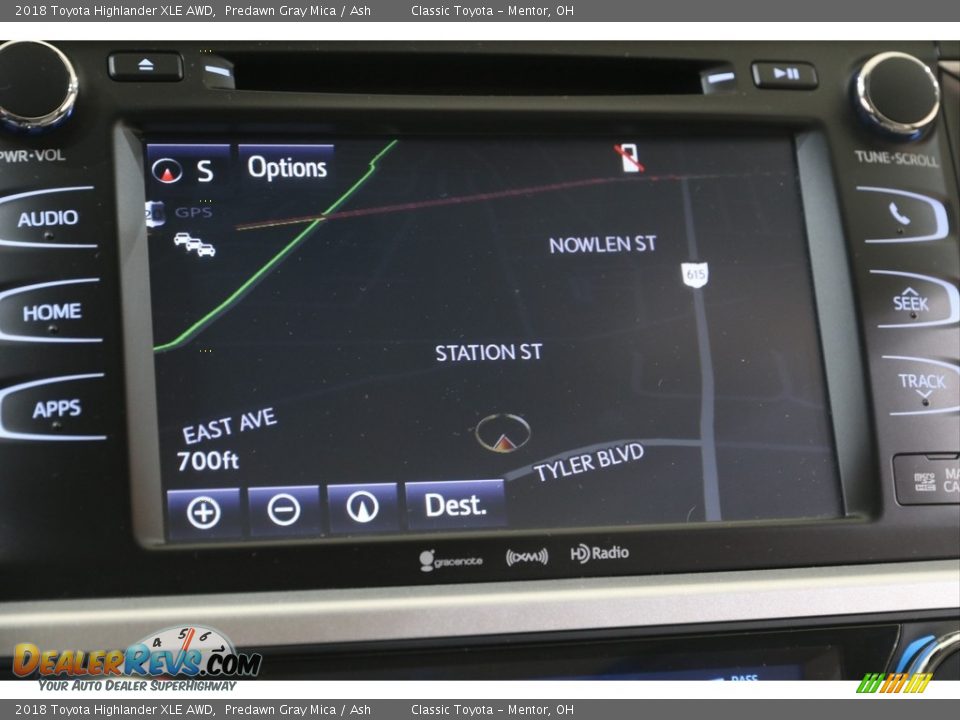 2018 Toyota Highlander XLE AWD Predawn Gray Mica / Ash Photo #12