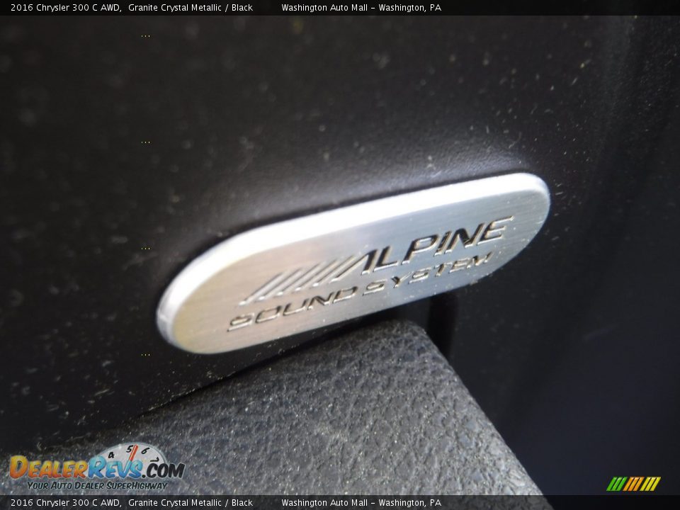 2016 Chrysler 300 C AWD Granite Crystal Metallic / Black Photo #15