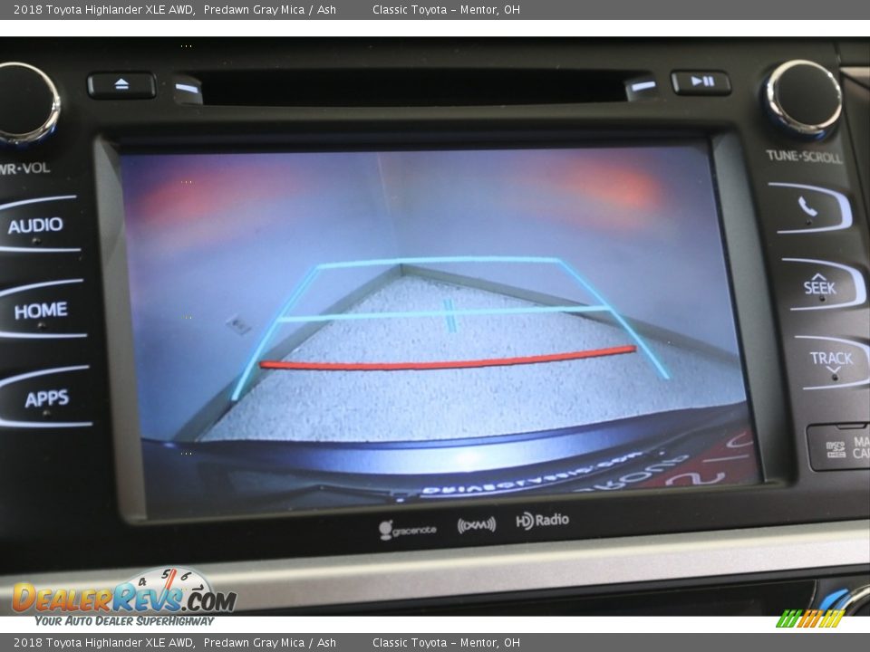 2018 Toyota Highlander XLE AWD Predawn Gray Mica / Ash Photo #14