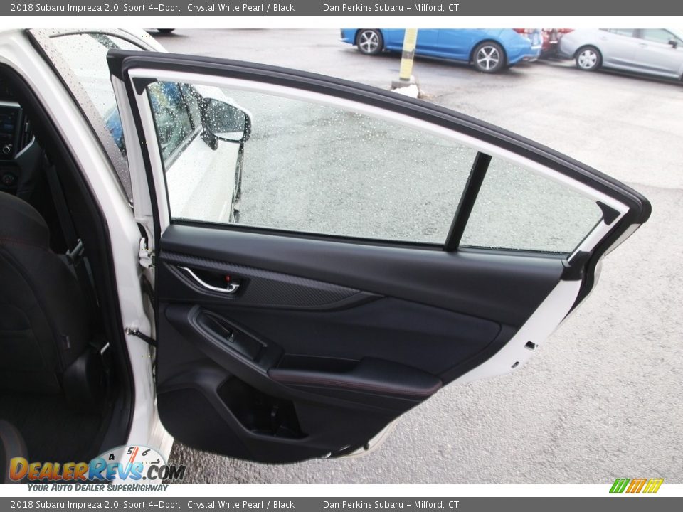 2018 Subaru Impreza 2.0i Sport 4-Door Crystal White Pearl / Black Photo #15