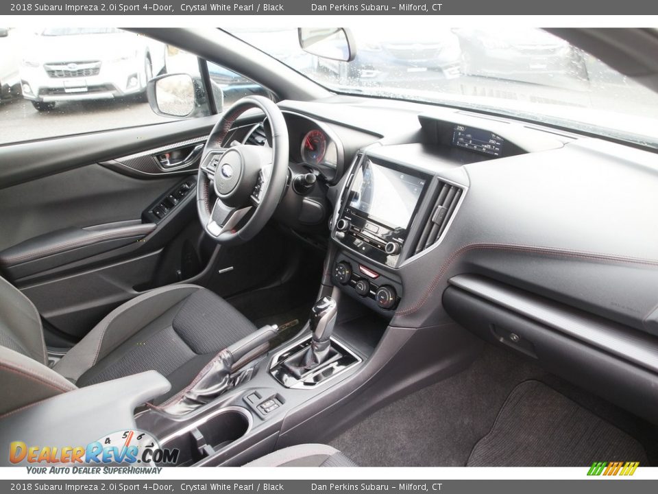 2018 Subaru Impreza 2.0i Sport 4-Door Crystal White Pearl / Black Photo #16