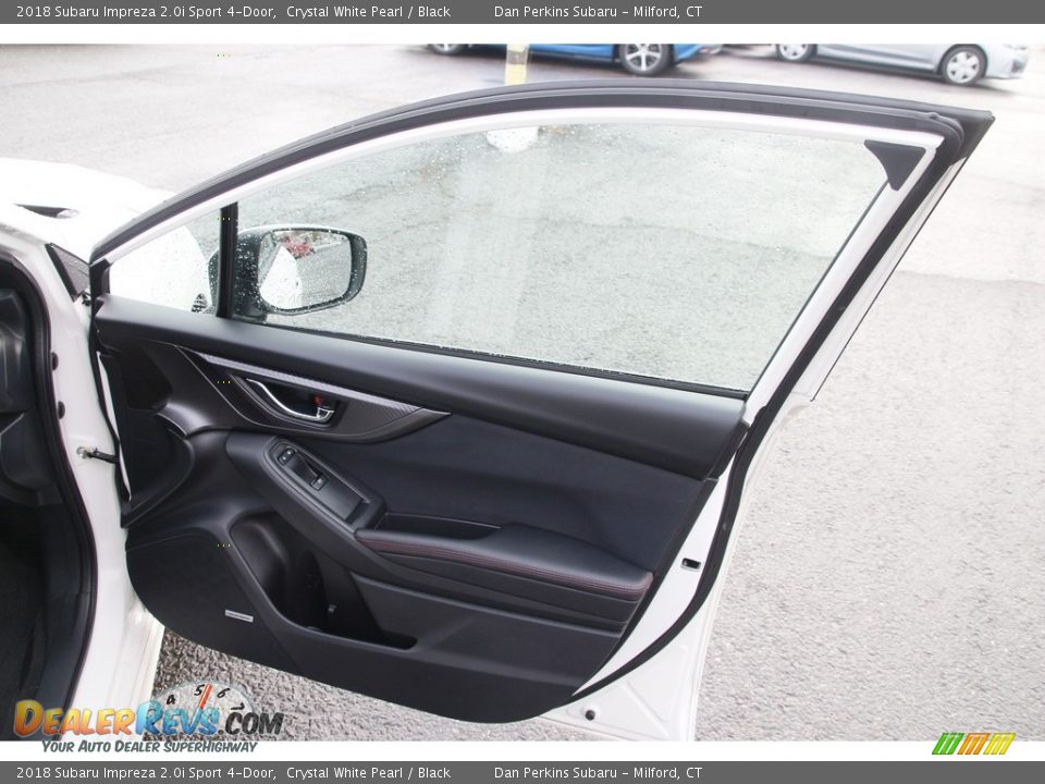 2018 Subaru Impreza 2.0i Sport 4-Door Crystal White Pearl / Black Photo #17