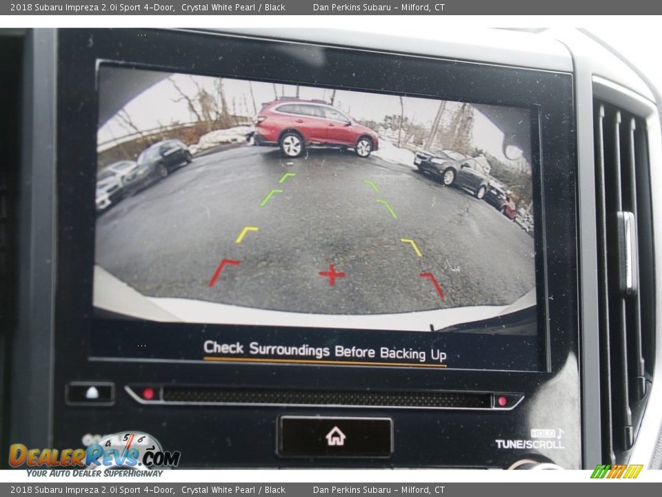 2018 Subaru Impreza 2.0i Sport 4-Door Crystal White Pearl / Black Photo #20