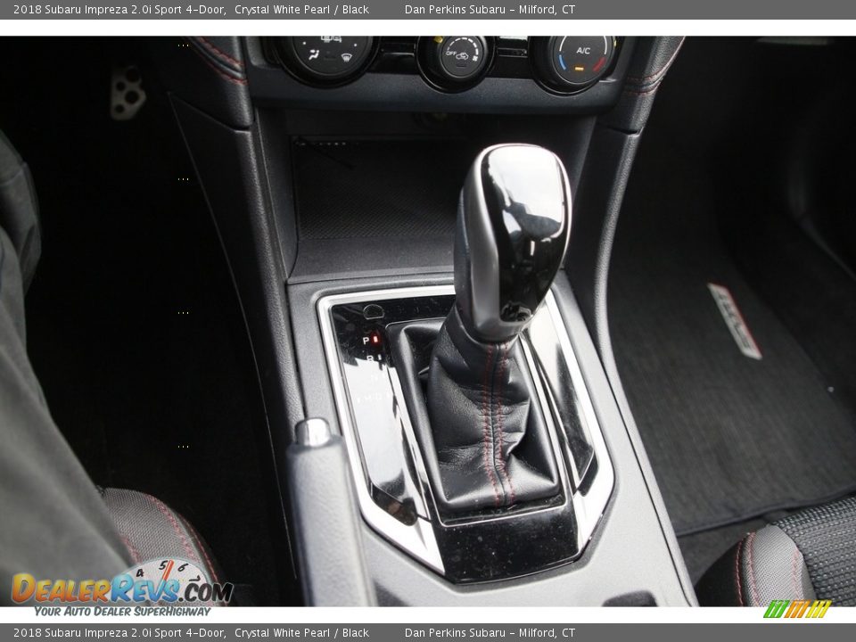 2018 Subaru Impreza 2.0i Sport 4-Door Crystal White Pearl / Black Photo #21