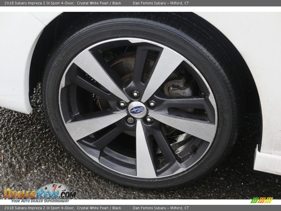 2018 Subaru Impreza 2.0i Sport 4-Door Crystal White Pearl / Black Photo #23