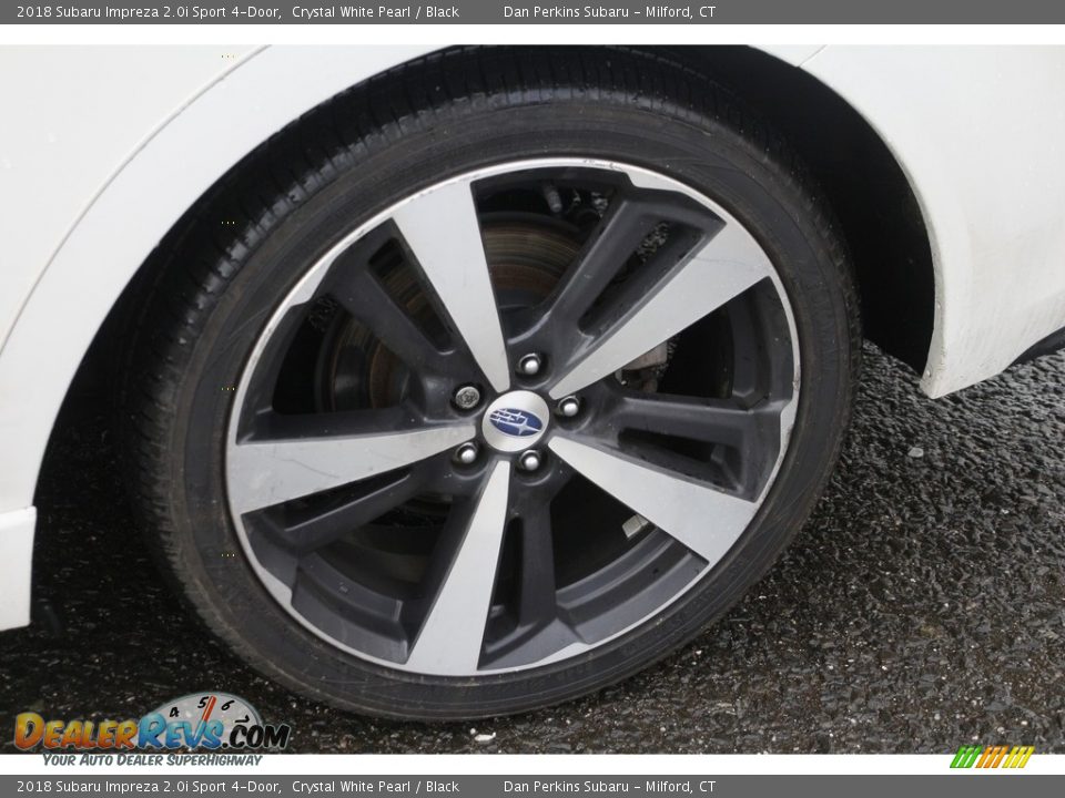 2018 Subaru Impreza 2.0i Sport 4-Door Crystal White Pearl / Black Photo #25