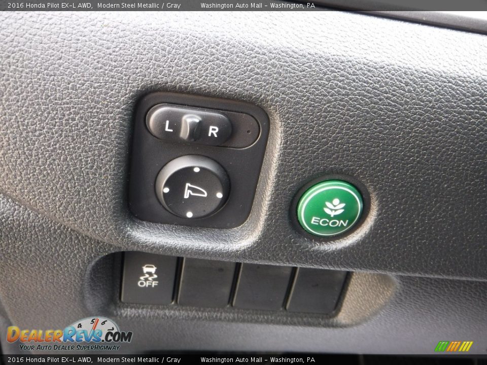 2016 Honda Pilot EX-L AWD Modern Steel Metallic / Gray Photo #16
