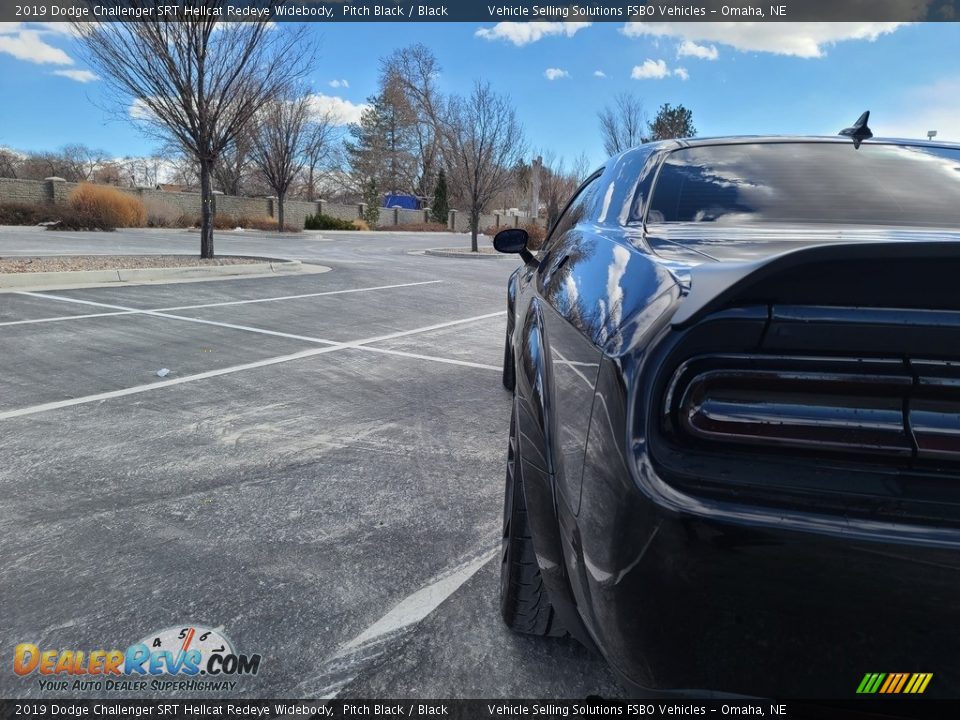 2019 Dodge Challenger SRT Hellcat Redeye Widebody Pitch Black / Black Photo #9