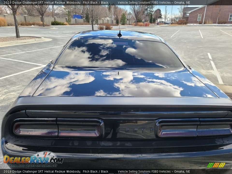 2019 Dodge Challenger SRT Hellcat Redeye Widebody Pitch Black / Black Photo #10