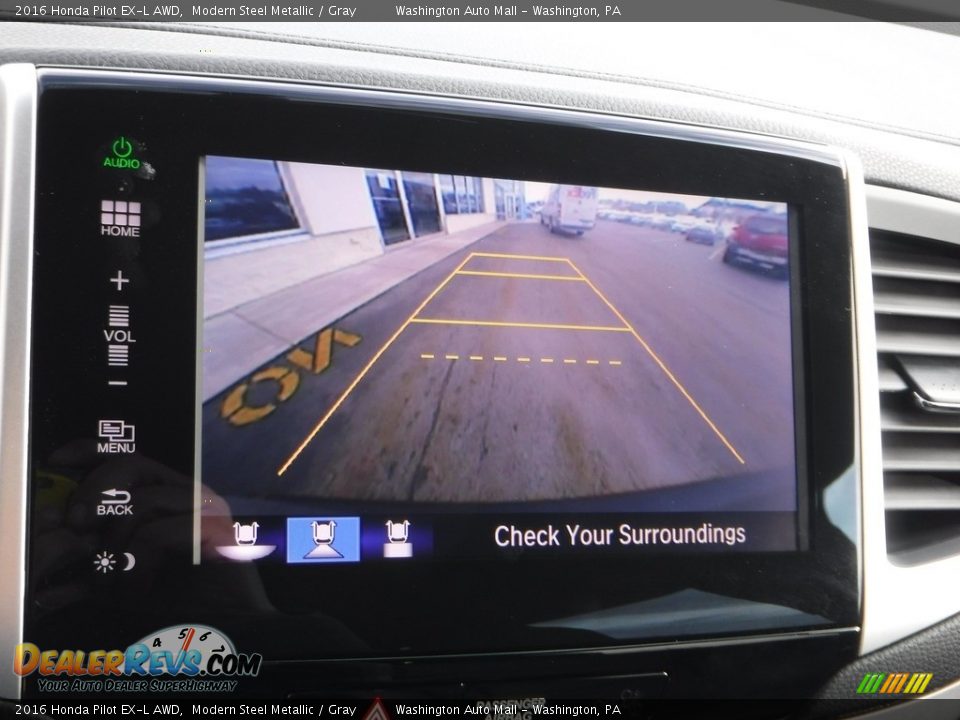 2016 Honda Pilot EX-L AWD Modern Steel Metallic / Gray Photo #19