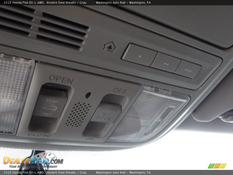 2016 Honda Pilot EX-L AWD Modern Steel Metallic / Gray Photo #22