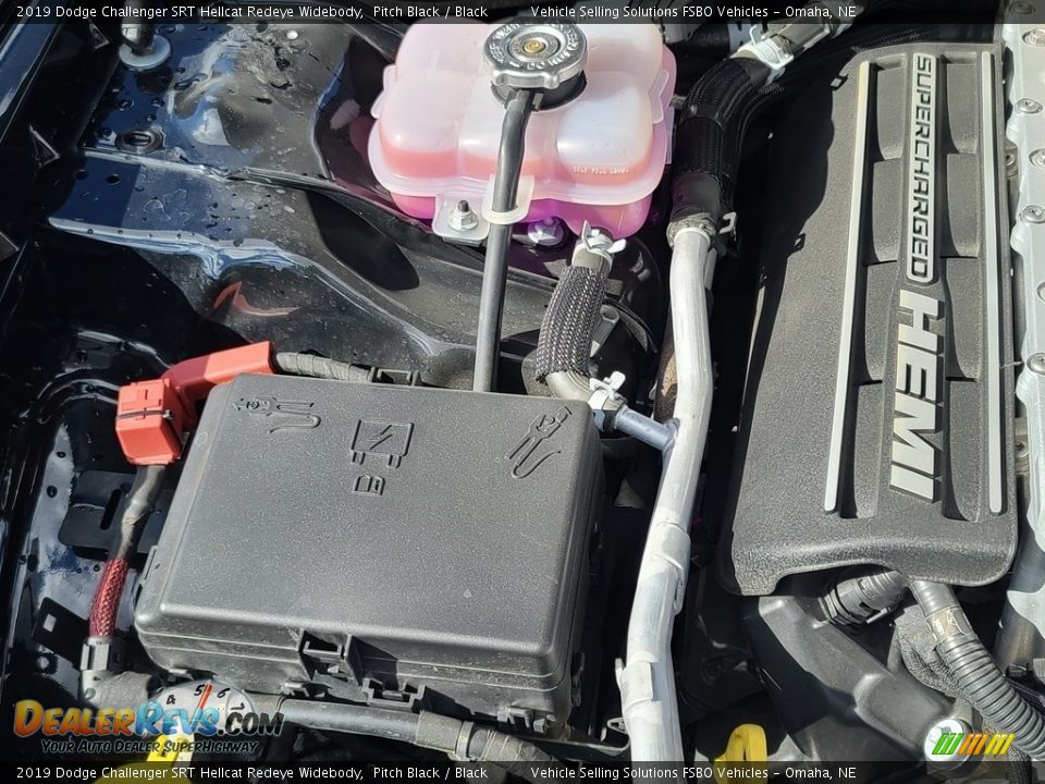 2019 Dodge Challenger SRT Hellcat Redeye Widebody Pitch Black / Black Photo #15