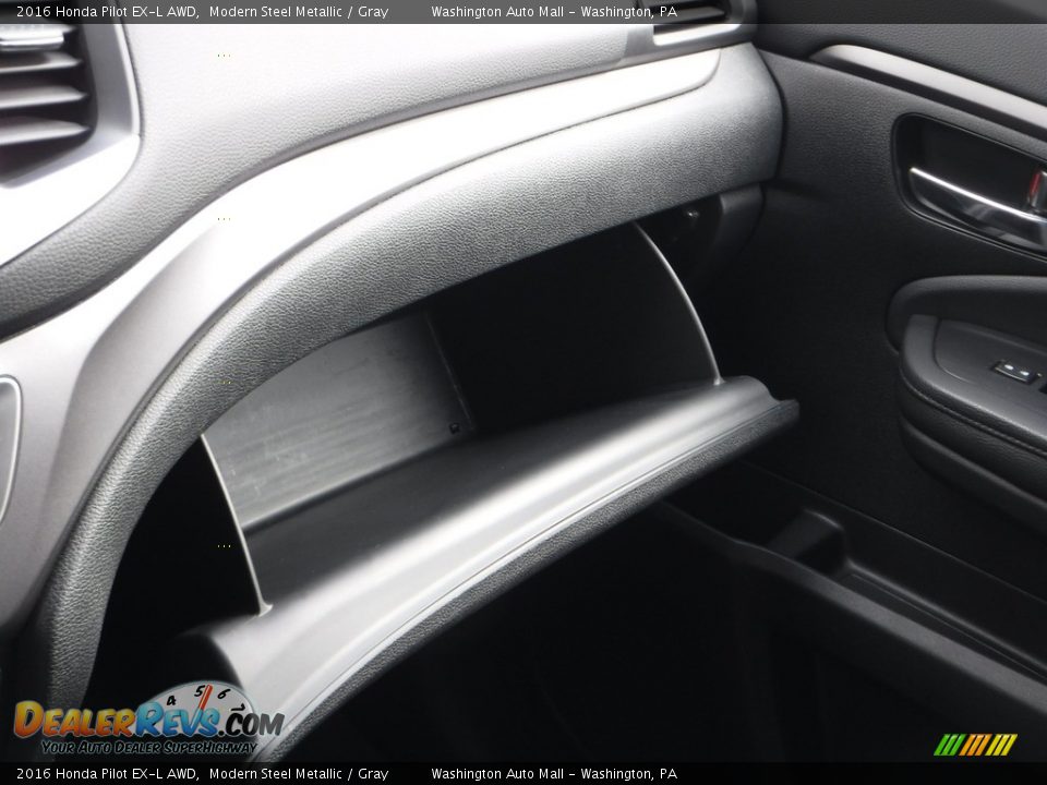 2016 Honda Pilot EX-L AWD Modern Steel Metallic / Gray Photo #26