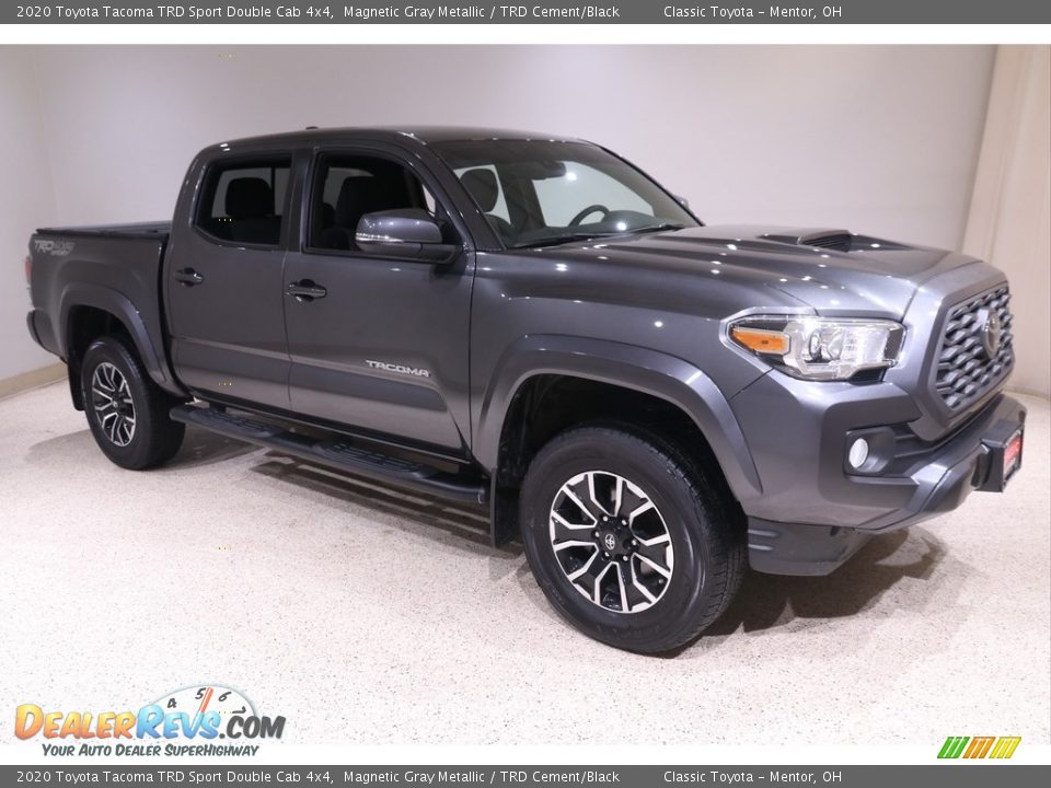 2020 Toyota Tacoma TRD Sport Double Cab 4x4 Magnetic Gray Metallic / TRD Cement/Black Photo #1