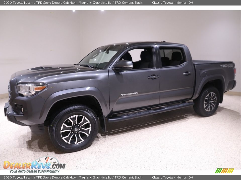 2020 Toyota Tacoma TRD Sport Double Cab 4x4 Magnetic Gray Metallic / TRD Cement/Black Photo #3