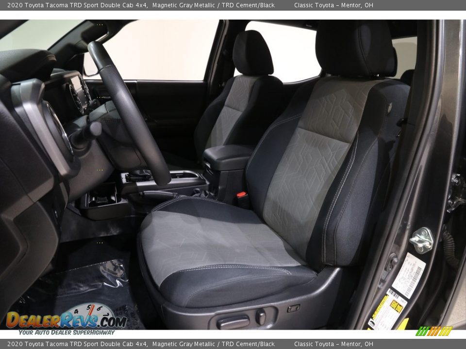 2020 Toyota Tacoma TRD Sport Double Cab 4x4 Magnetic Gray Metallic / TRD Cement/Black Photo #5