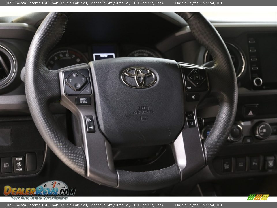 2020 Toyota Tacoma TRD Sport Double Cab 4x4 Magnetic Gray Metallic / TRD Cement/Black Photo #7