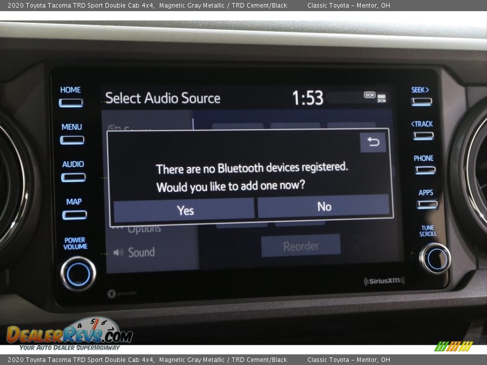 2020 Toyota Tacoma TRD Sport Double Cab 4x4 Magnetic Gray Metallic / TRD Cement/Black Photo #11