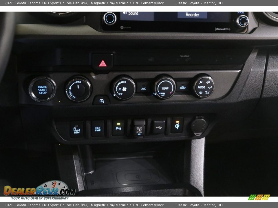 2020 Toyota Tacoma TRD Sport Double Cab 4x4 Magnetic Gray Metallic / TRD Cement/Black Photo #13