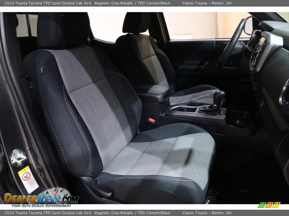 2020 Toyota Tacoma TRD Sport Double Cab 4x4 Magnetic Gray Metallic / TRD Cement/Black Photo #15