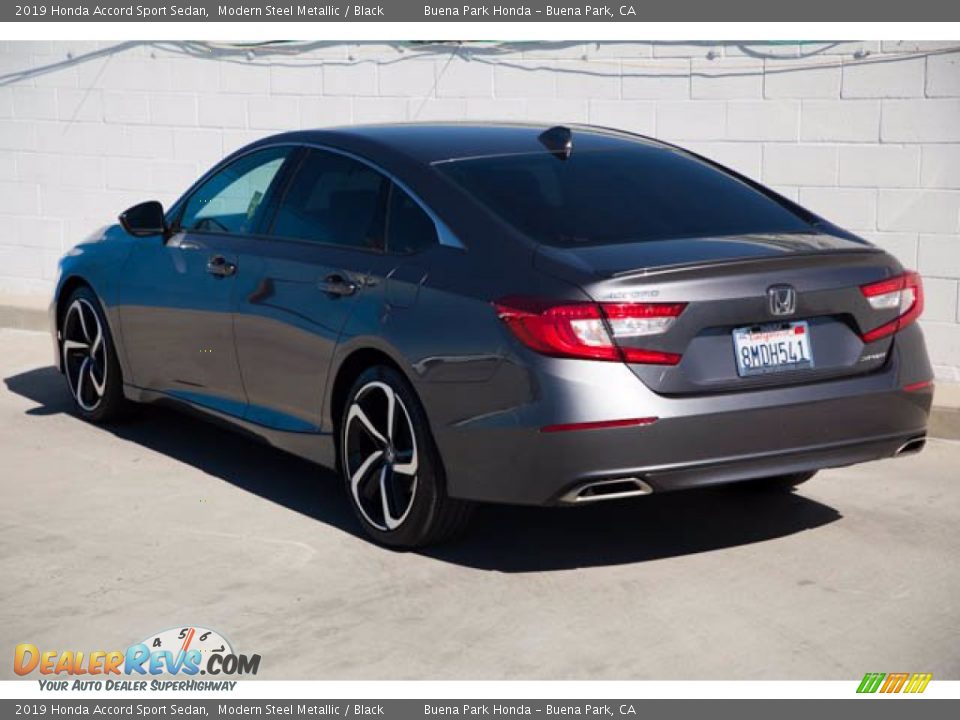 2019 Honda Accord Sport Sedan Modern Steel Metallic / Black Photo #2