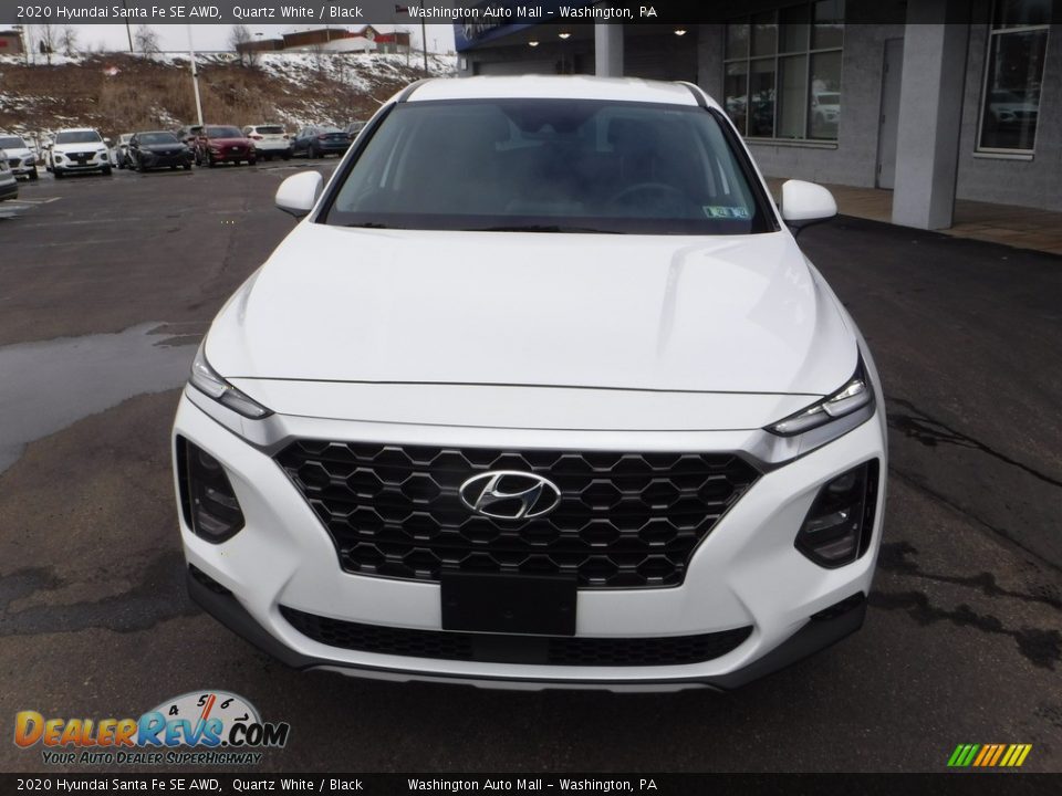 2020 Hyundai Santa Fe SE AWD Quartz White / Black Photo #4